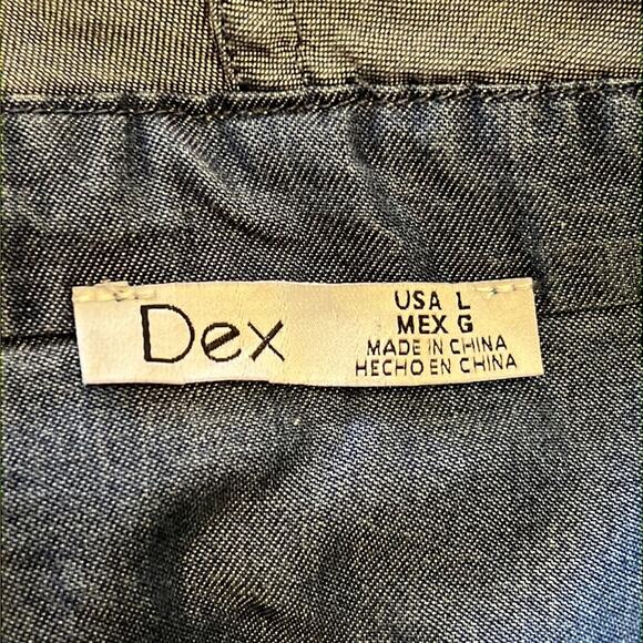 Dex Tencel Denim Wrap Jacket L - Picture 9 of 10